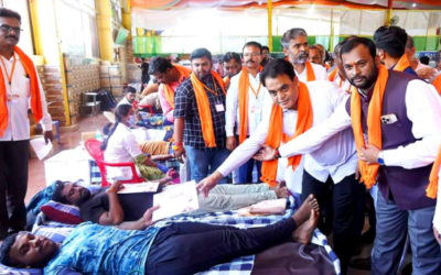 Mega Blood Donation Camp in Malur: 1200 Units for Rashtrotthana Blood Centre